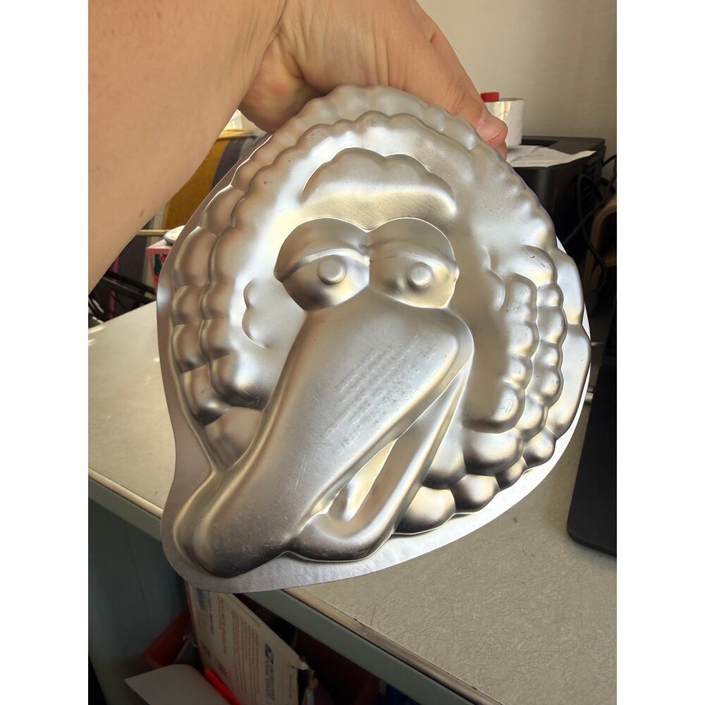 Wilton Cake Pan Mold BIG BIRD 3005-602 Small 8” Aluminum 1970’s Vintage Muppets